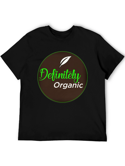 Definitely Organic Graphic Tee - Black