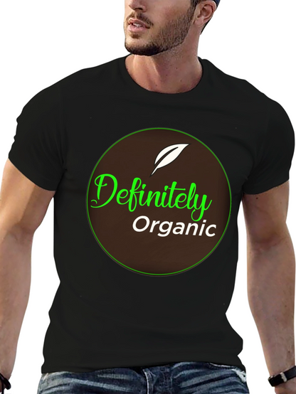 Definitely Organic Graphic Tee - Black