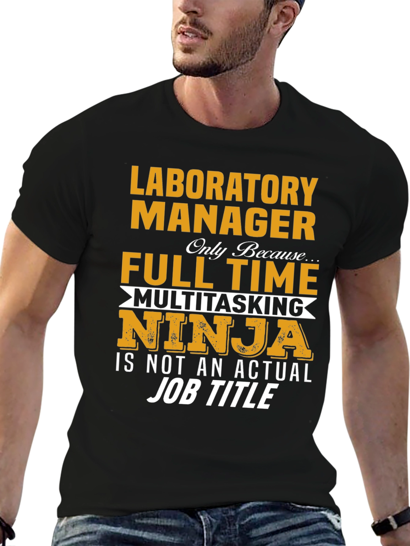 Laboratory Manager Full Time Ninja T-Shirt