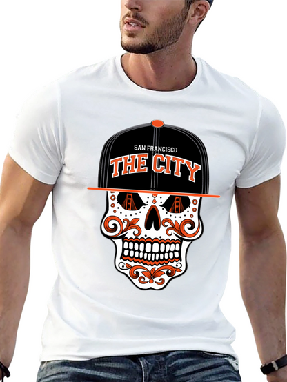 San Francisco The City Skull Graphic T-Shirt