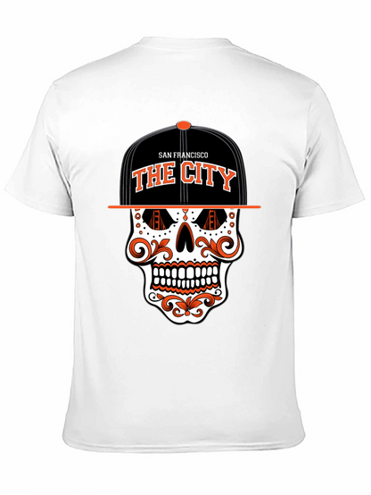 San Francisco The City Skull Graphic T-Shirt
