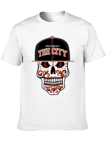 San Francisco The City Skull Graphic T-Shirt