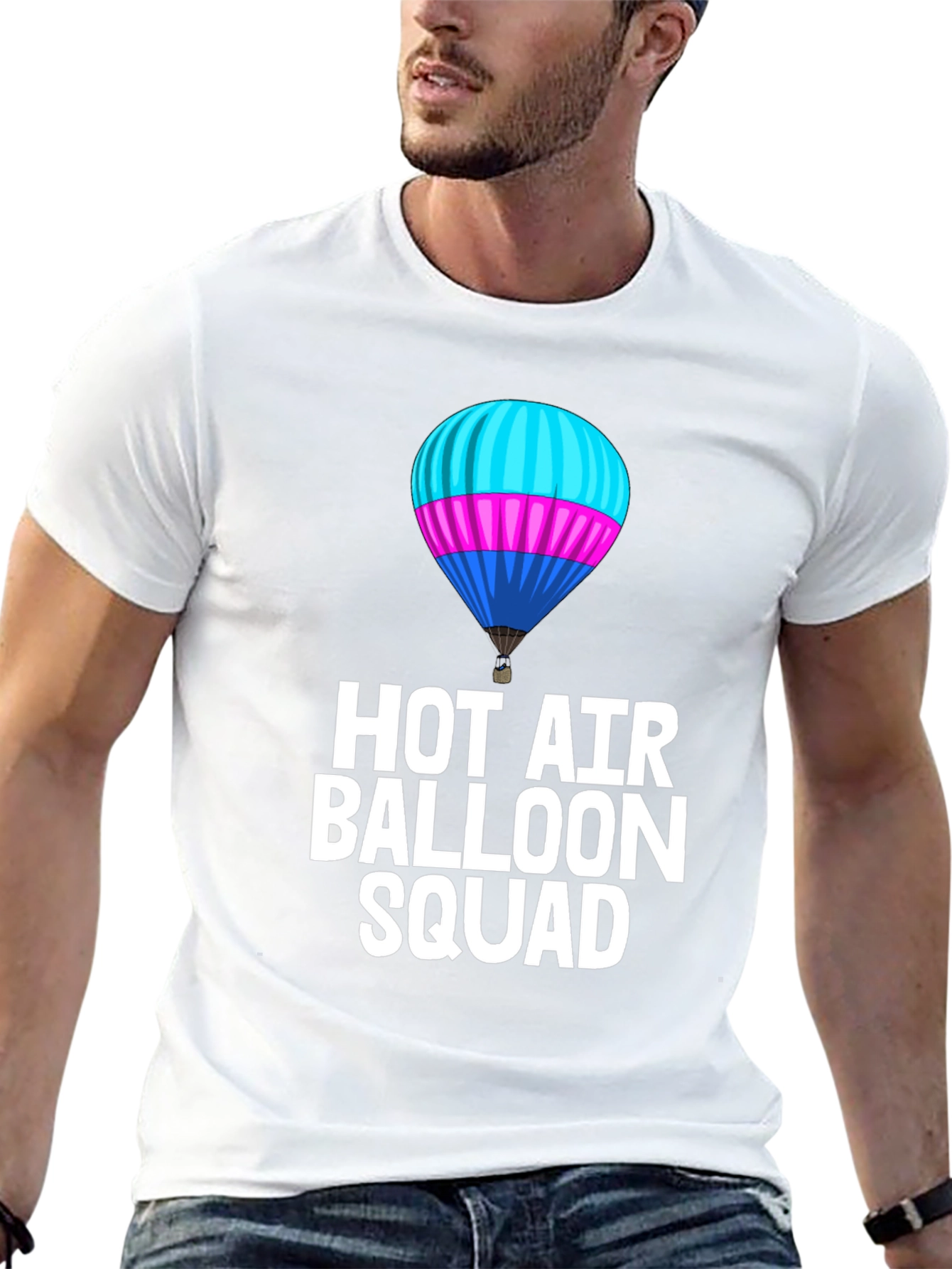 Hot Air Balloon Squad Graphic Tee
