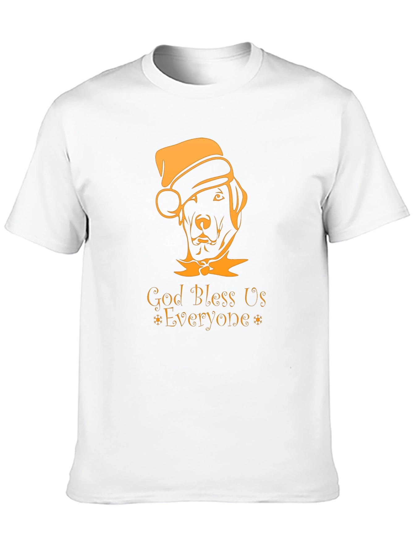 God Bless Us Everyone Dog Christmas T-Shirt