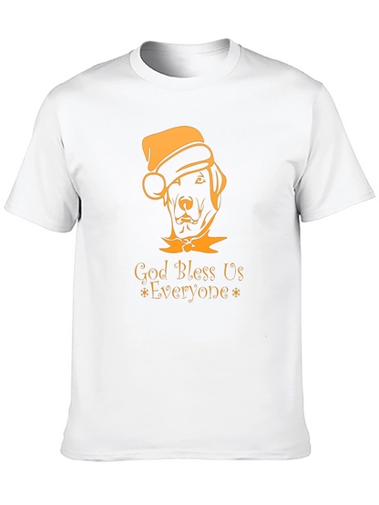 God Bless Us Everyone Dog Christmas T-Shirt