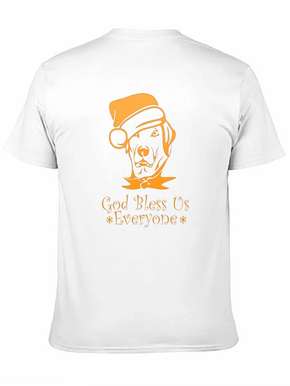 God Bless Us Everyone Dog Christmas T-Shirt