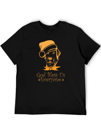 God Bless Us Everyone Dog Christmas T-Shirt