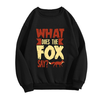 Funky Fox Phrase Graphic Pullover