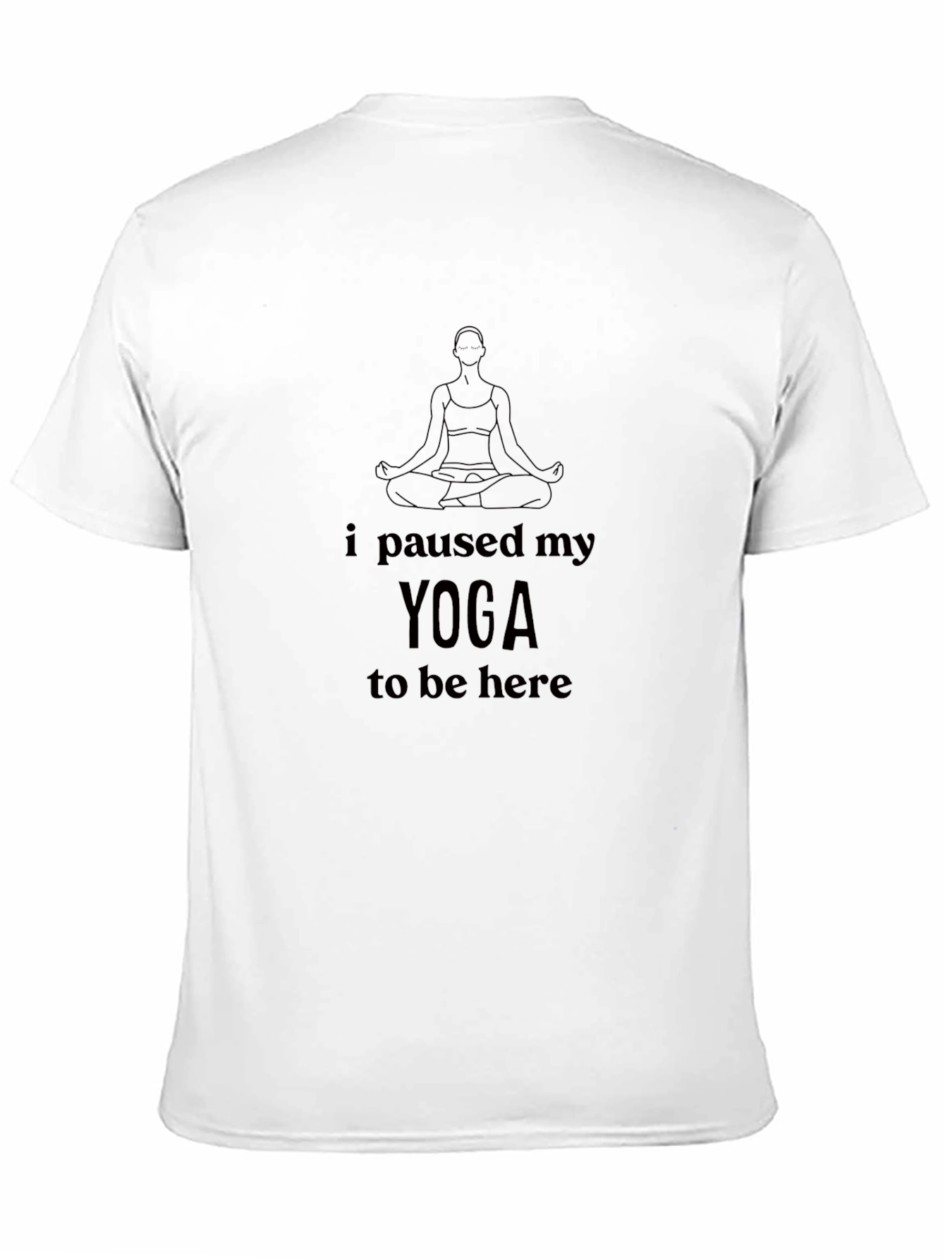 Yoga Paused T-Shirt - Relaxed Fit Soft Cotton Blend