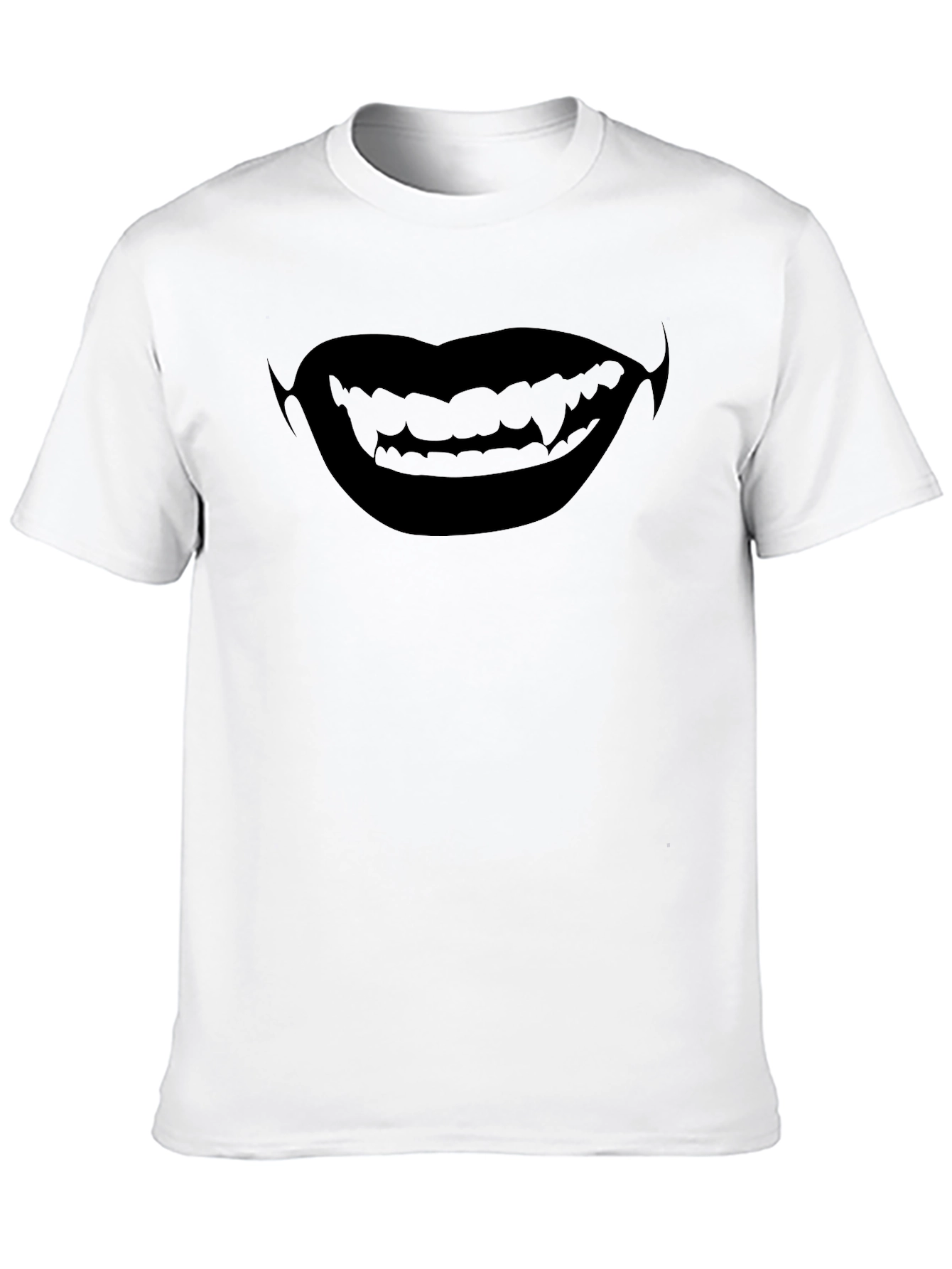 Vampire Smile Graphic T-Shirt - Halloween Ready