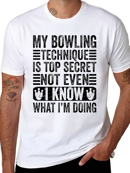 Bowling Technique Top Secret Tee