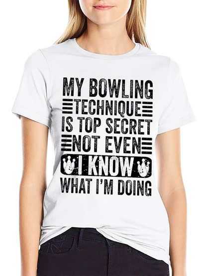 Bowling Technique Top Secret Tee
