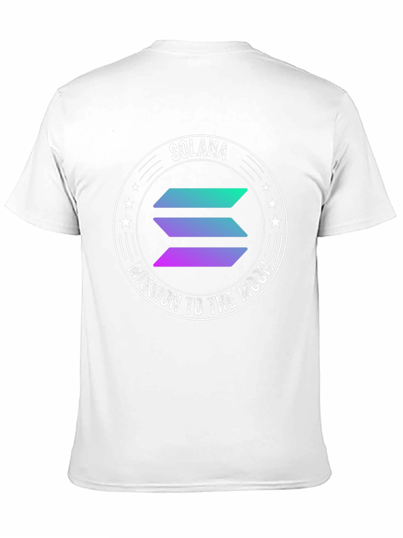 Solana Crypto T-Shirt - Mission to the Moon
