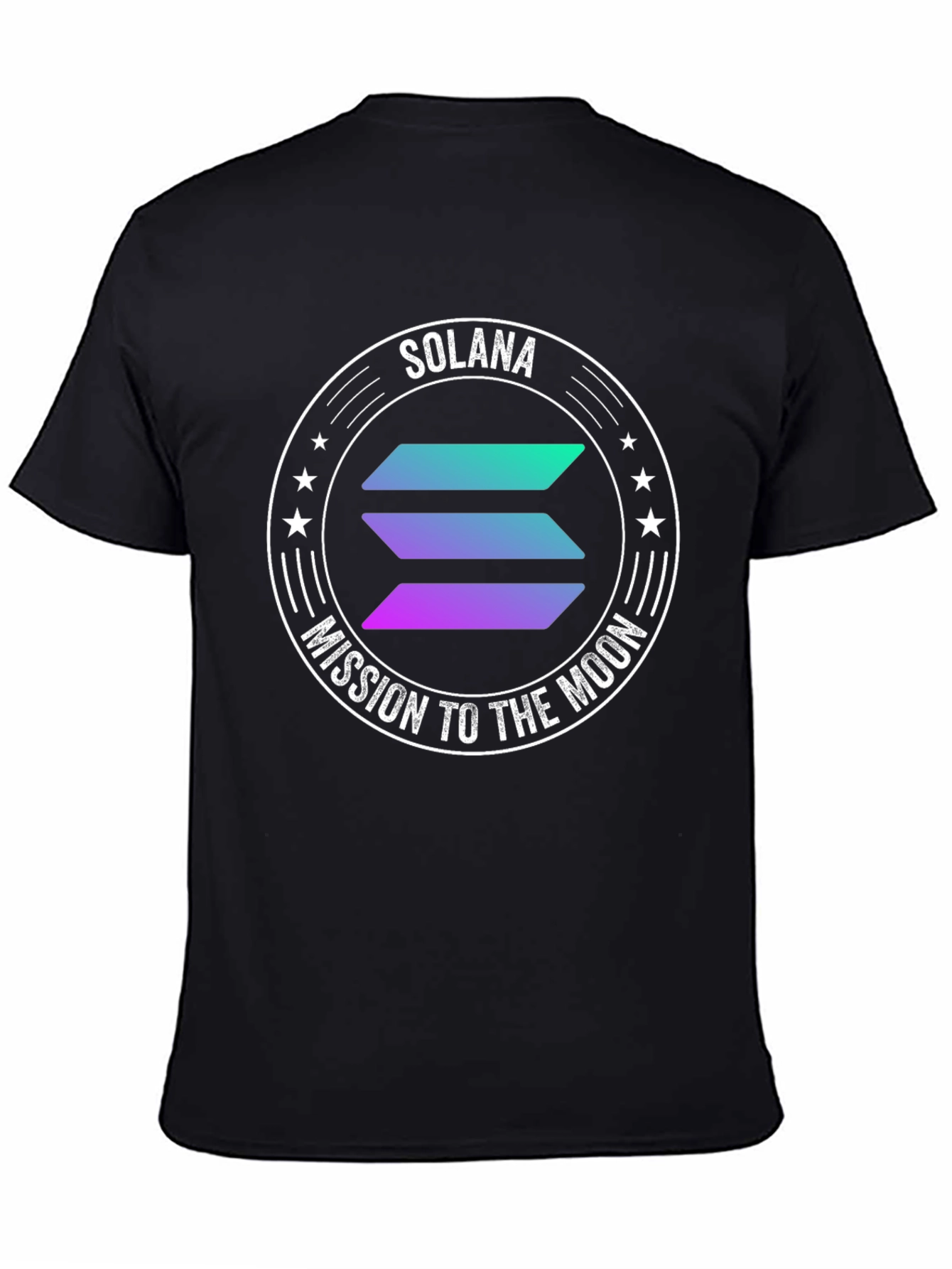Solana Crypto T-Shirt - Mission to the Moon