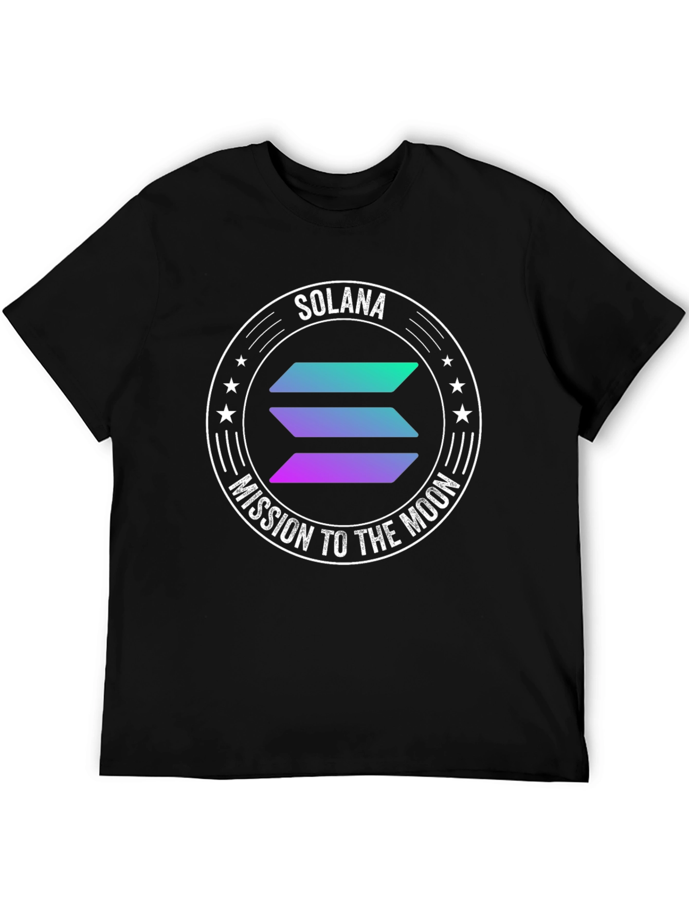Solana Crypto T-Shirt - Mission to the Moon