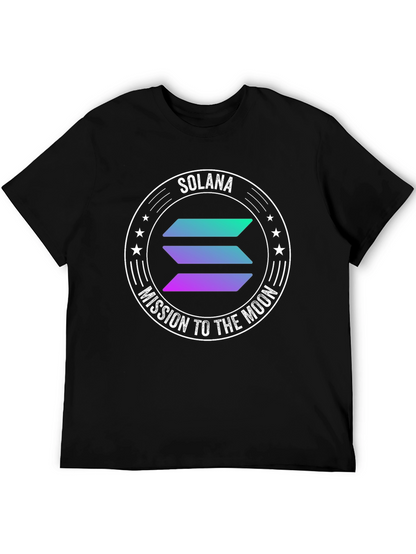 Solana Crypto T-Shirt - Mission to the Moon