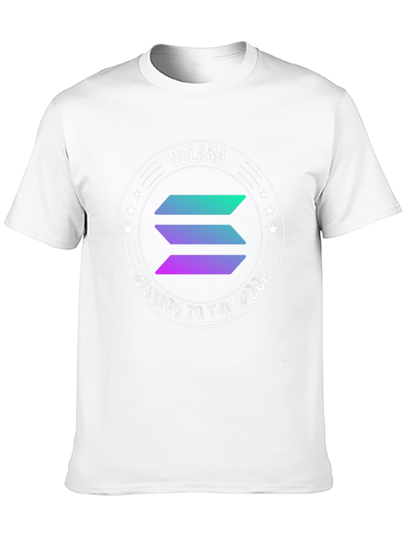 Solana Crypto T-Shirt - Mission to the Moon