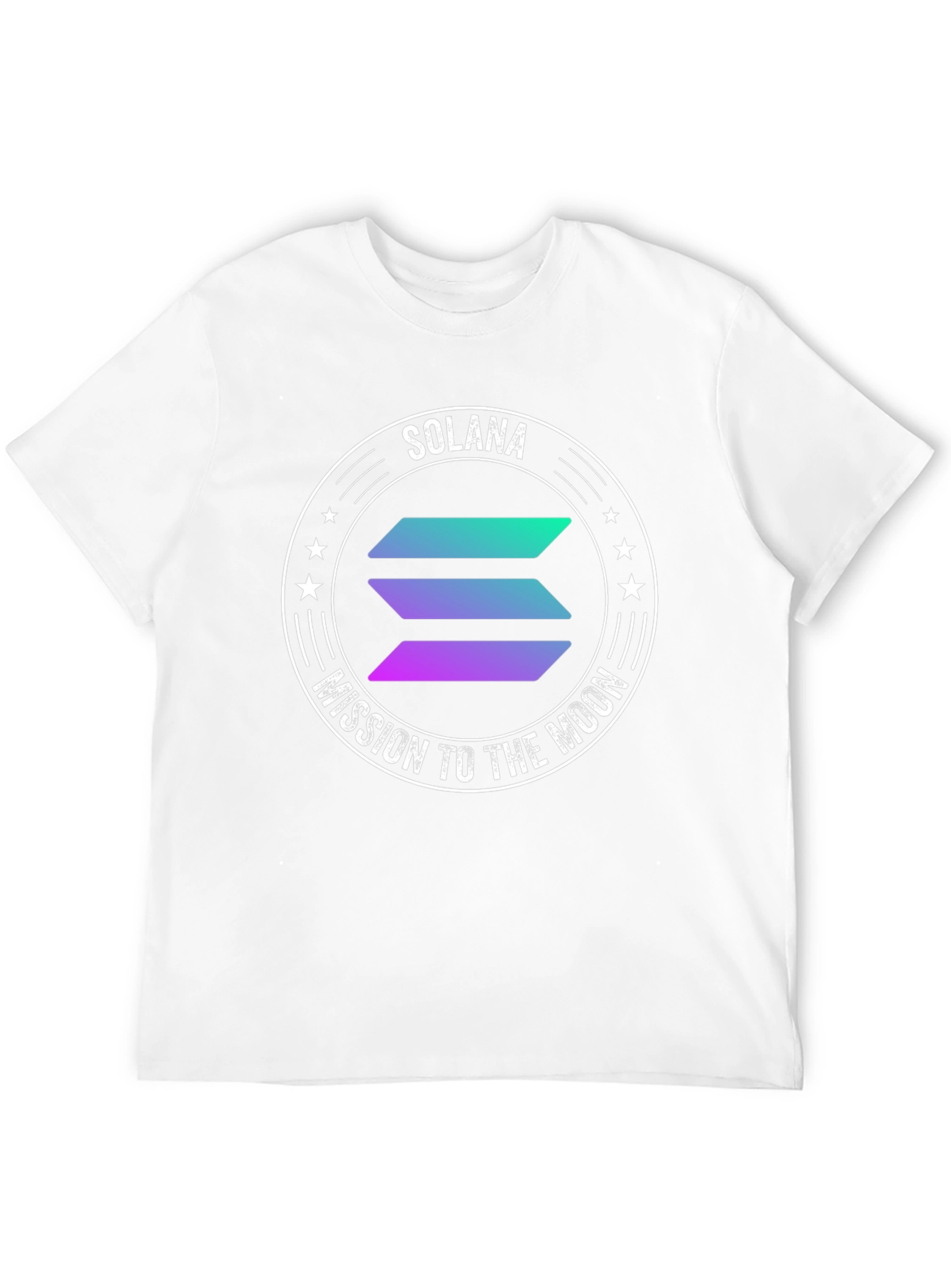 Solana Crypto T-Shirt - Mission to the Moon