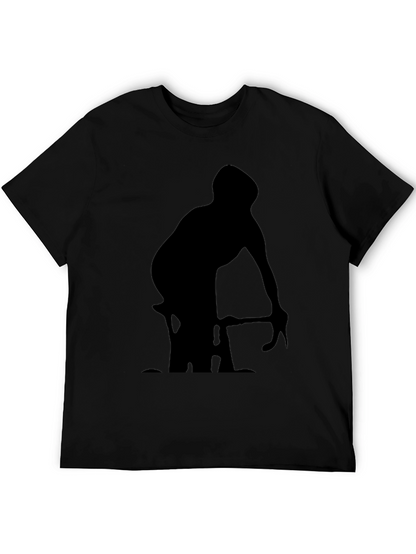 Cyclist Silhouette Graphic T-Shirt