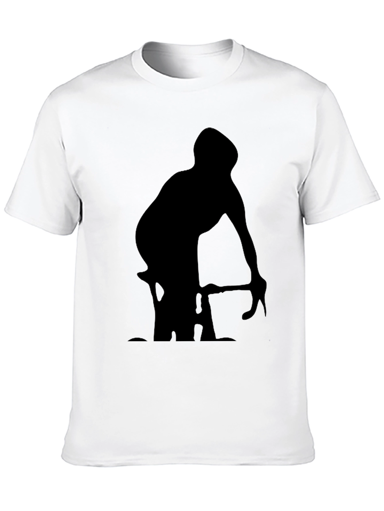 Cyclist Silhouette Graphic T-Shirt