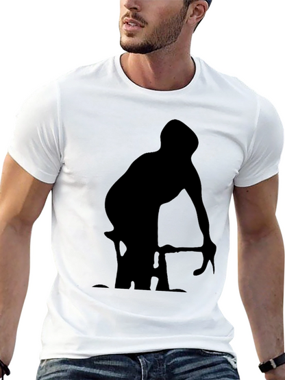 Cyclist Silhouette Graphic T-Shirt