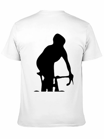 Cyclist Silhouette Graphic T-Shirt