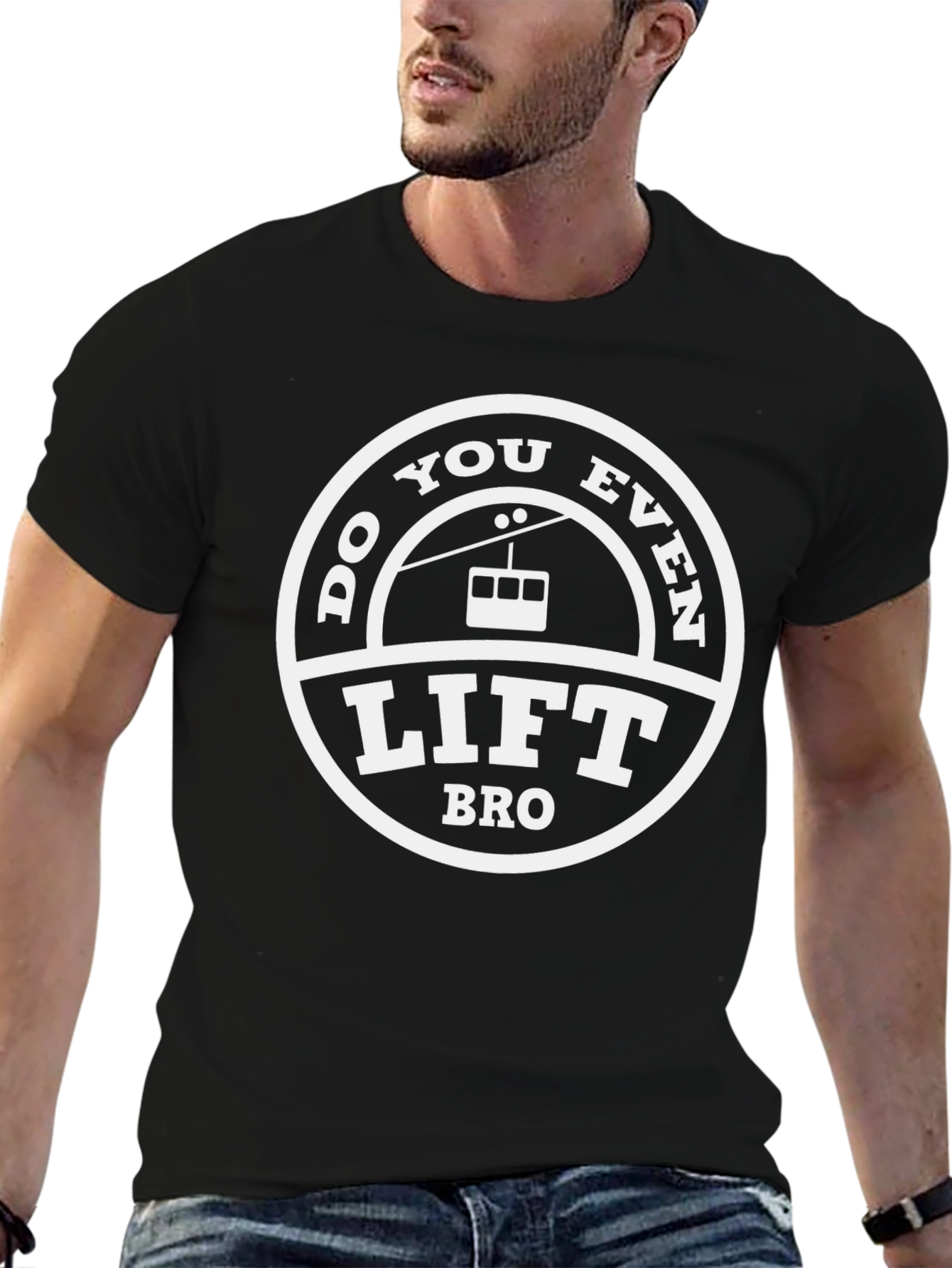 Do You Even Lift Bro Black T-Shirt