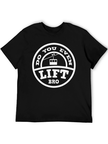 Do You Even Lift Bro Black T-Shirt