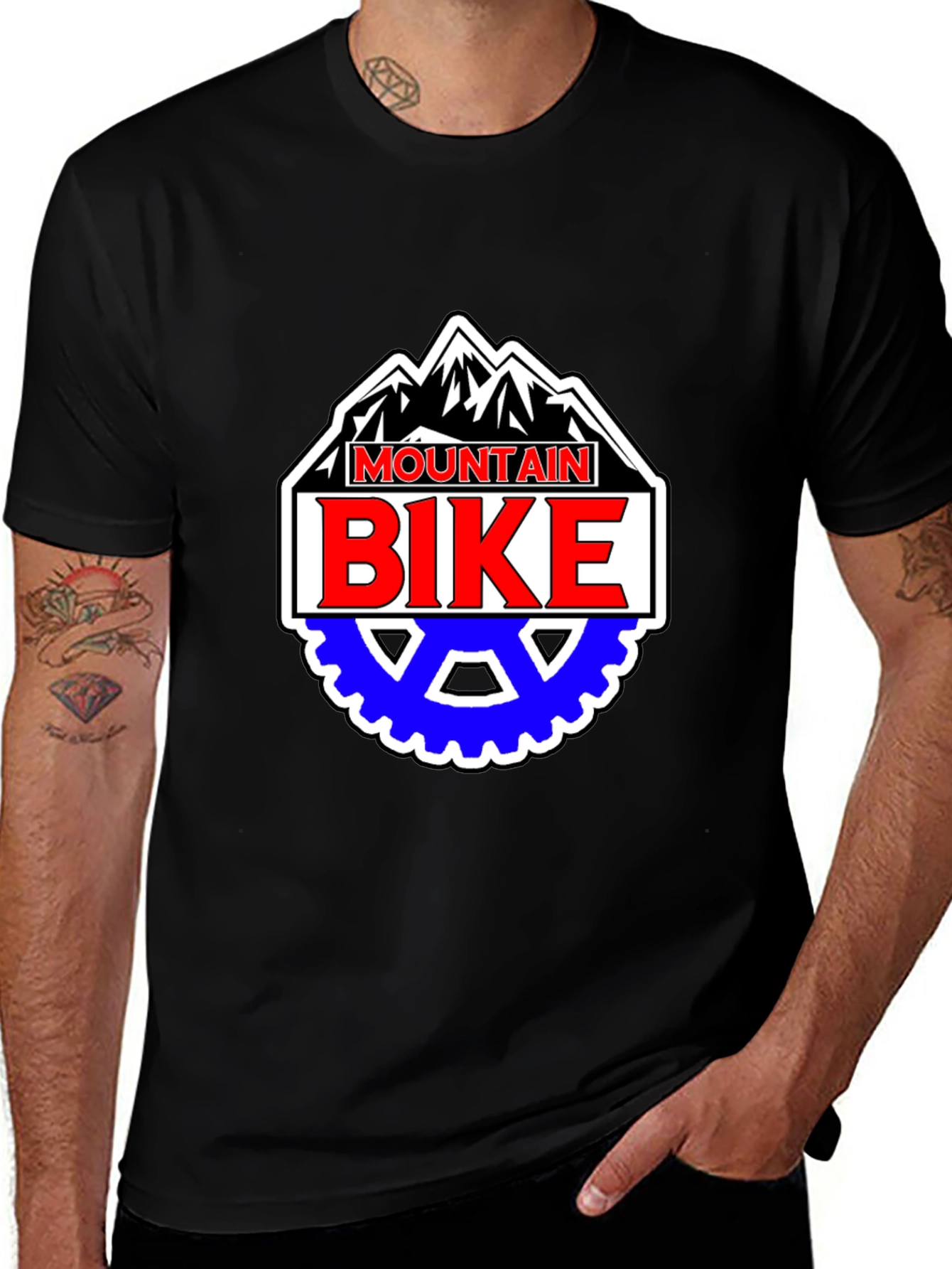 Mountain Bike Graphic T-Shirt - Biking Adventure Apparel
