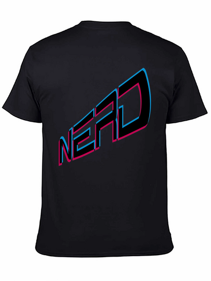 NERD Graphic Tee - Black Cotton Blend T-Shirt