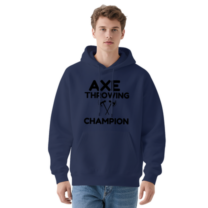 Axe Throwing Champion White Hoodie