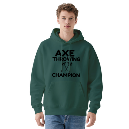 Axe Throwing Champion White Hoodie