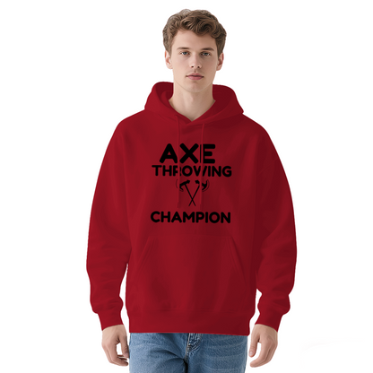 Axe Throwing Champion White Hoodie