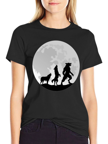 Werewolf Moon Graphic T-Shirt