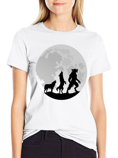 Werewolf Moon Graphic T-Shirt