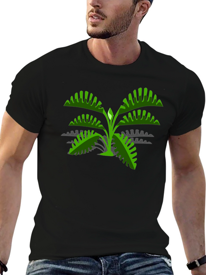 Tropical Monstera Plant Graphic Tee