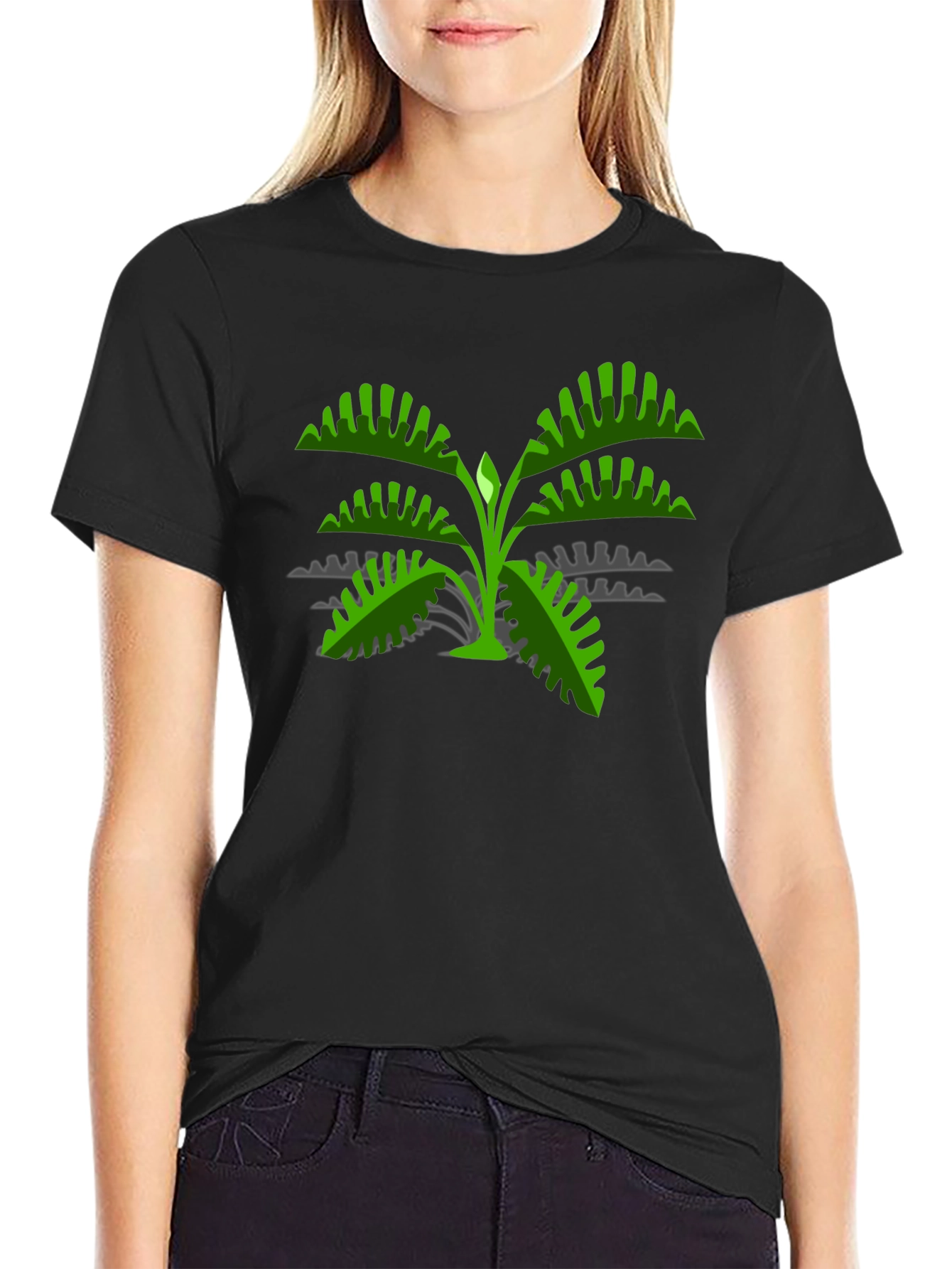 Tropical Monstera Plant Graphic Tee