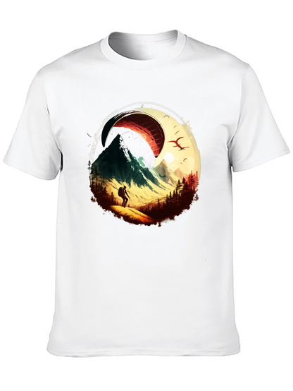 Mountain Paragliding Graphic Tee
