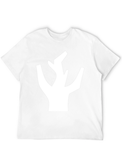 Abstract Tree Graphic Tee - Modern Black T-Shirt