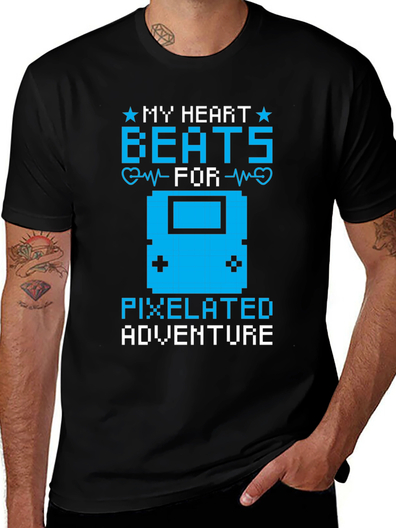 Pixelated Adventure Gamer T-Shirt