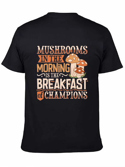 Mushroom Breakfast Champions Graphic Tee