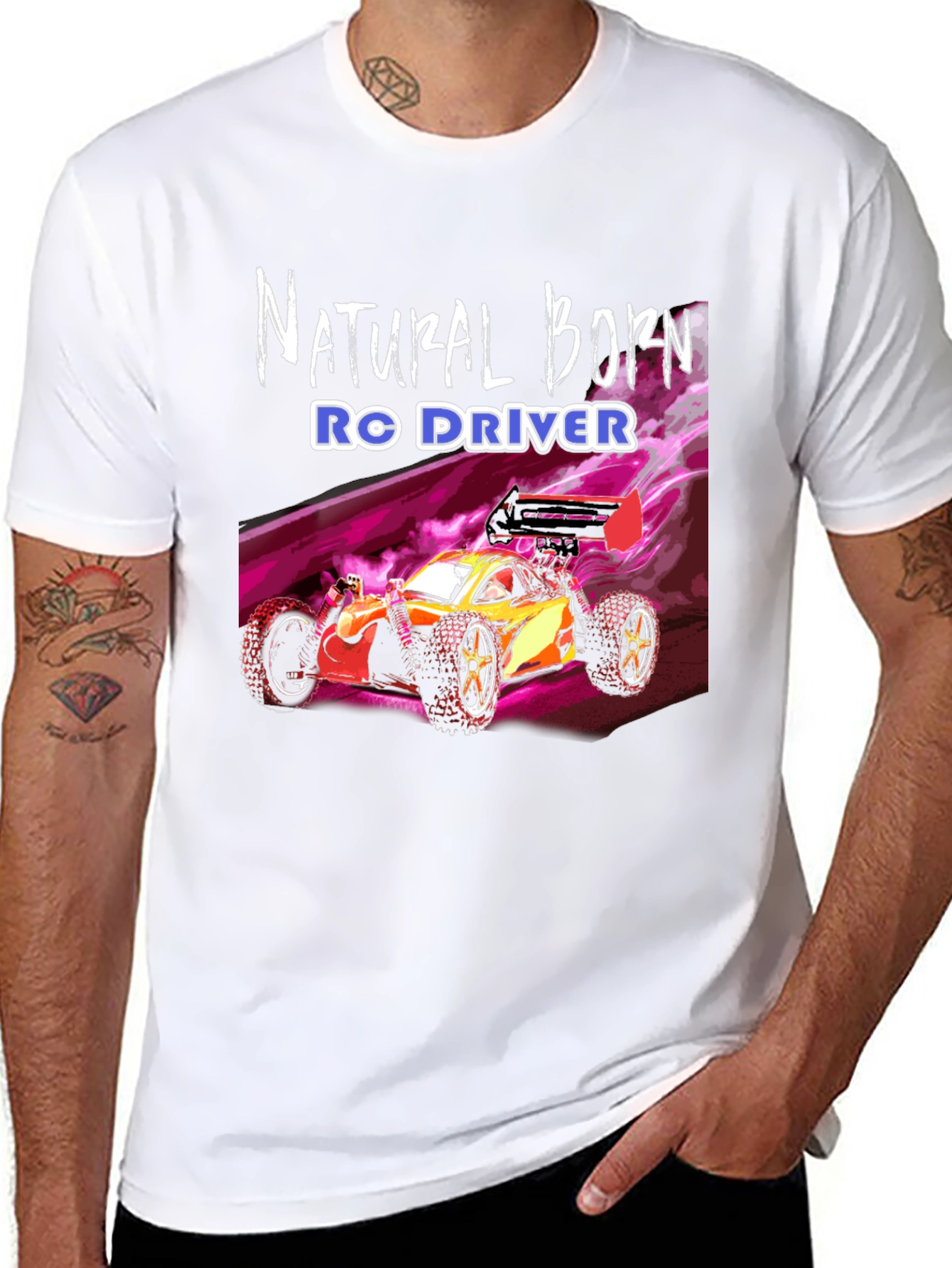 Natural Born RC Driver Graphic Tee
