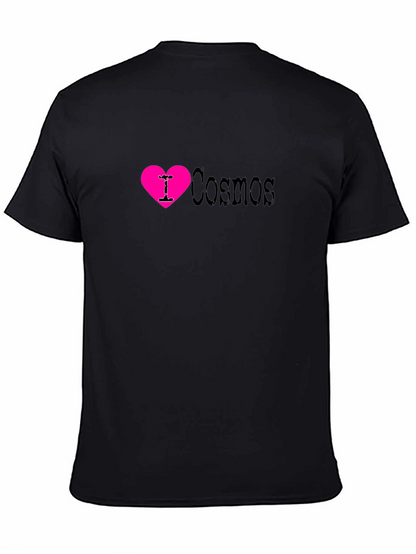 I Love Cosmos T-Shirt - Black Cotton Blend