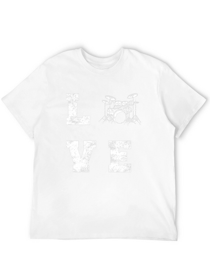 Love Drums Black T-Shirt