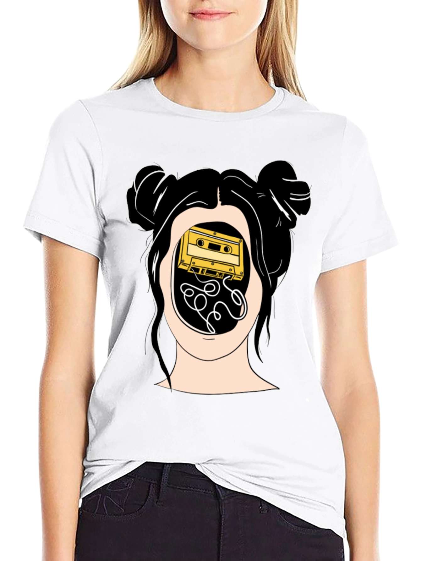 Abstract Cassette Tape Mind T-Shirt