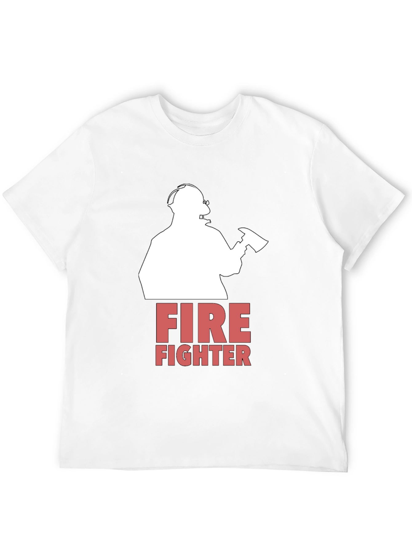 Firefighter Graphic T-Shirt - Bold Design
