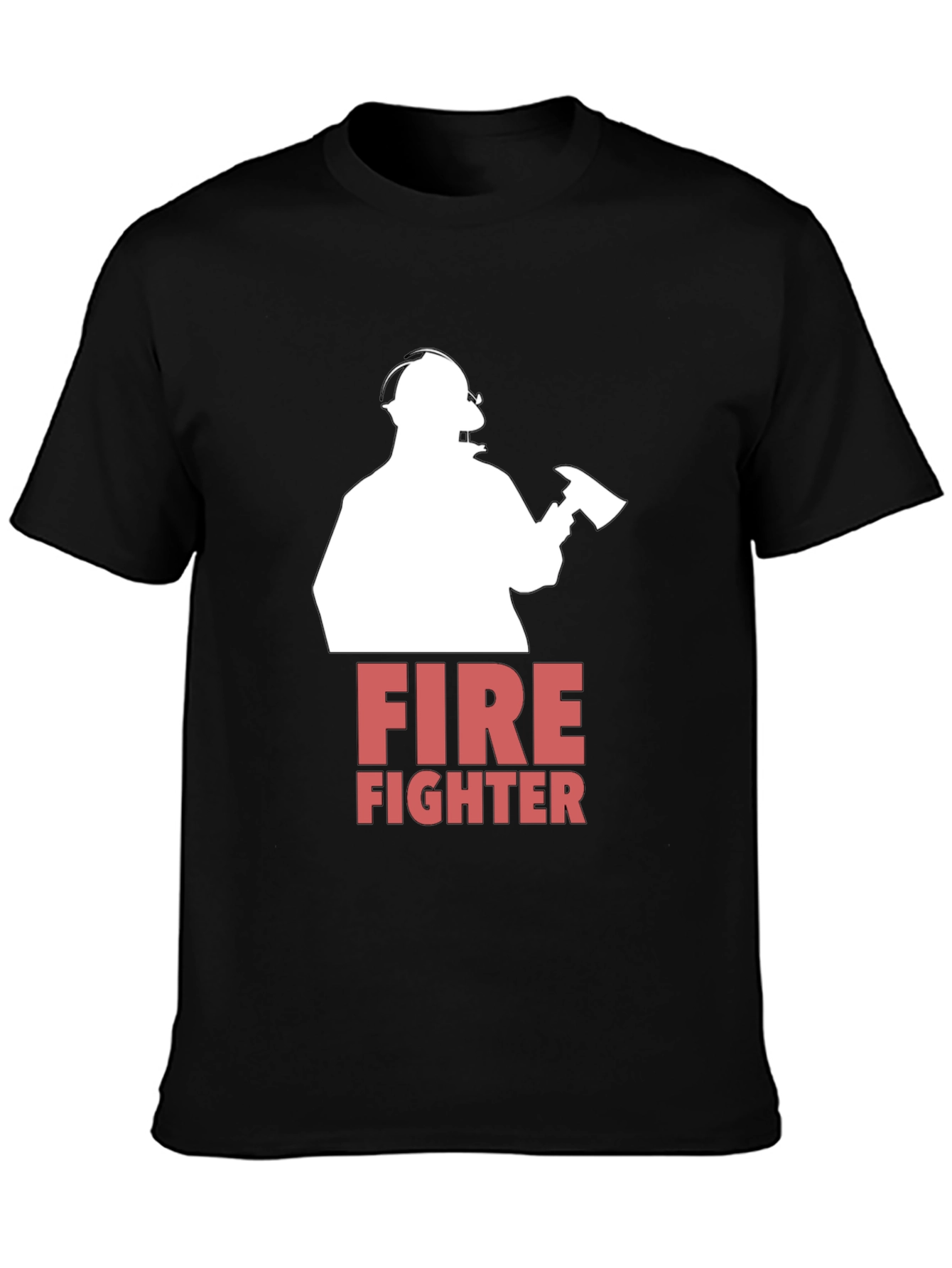 Firefighter Graphic T-Shirt - Bold Design