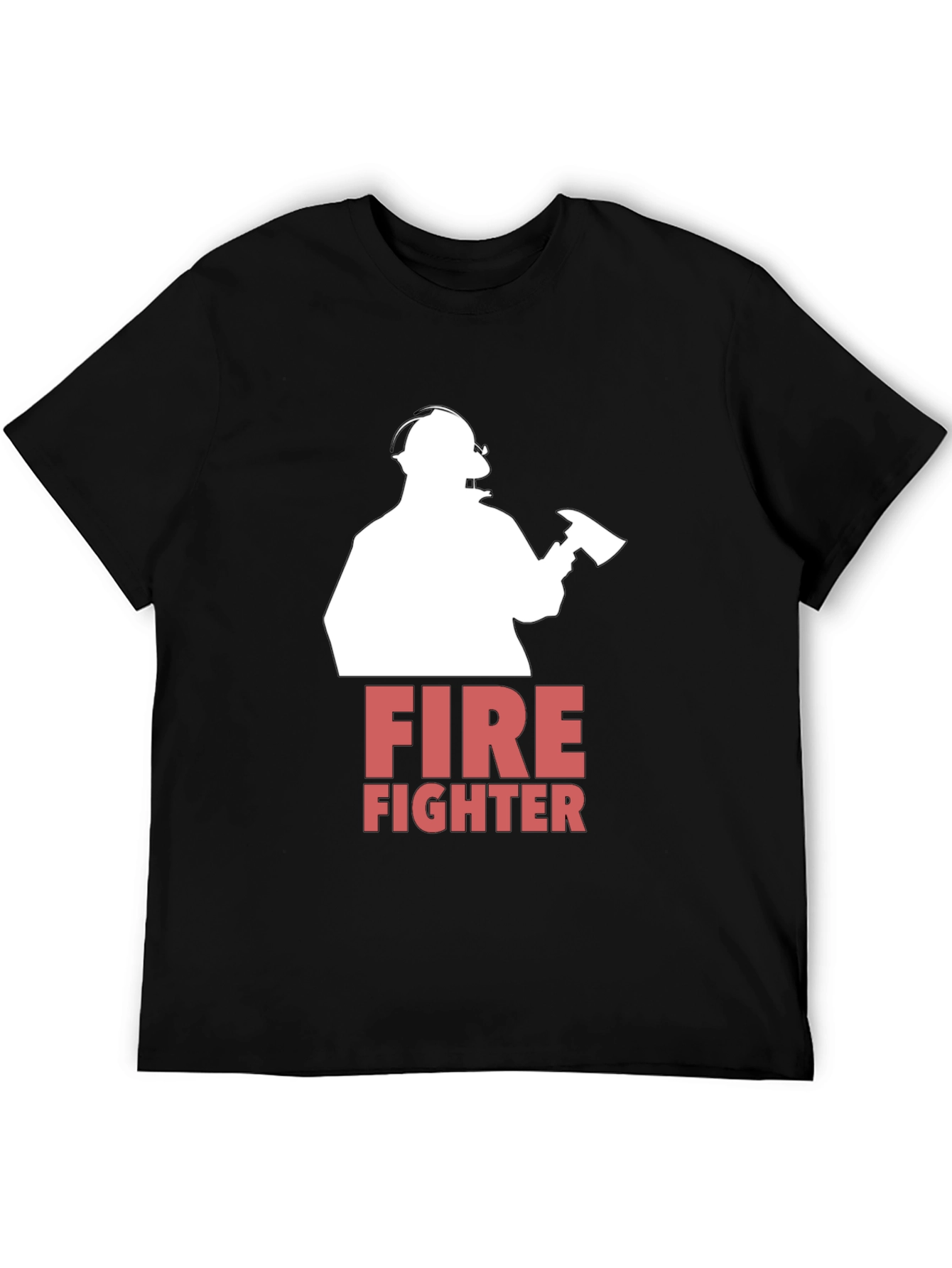 Firefighter Graphic T-Shirt - Bold Design
