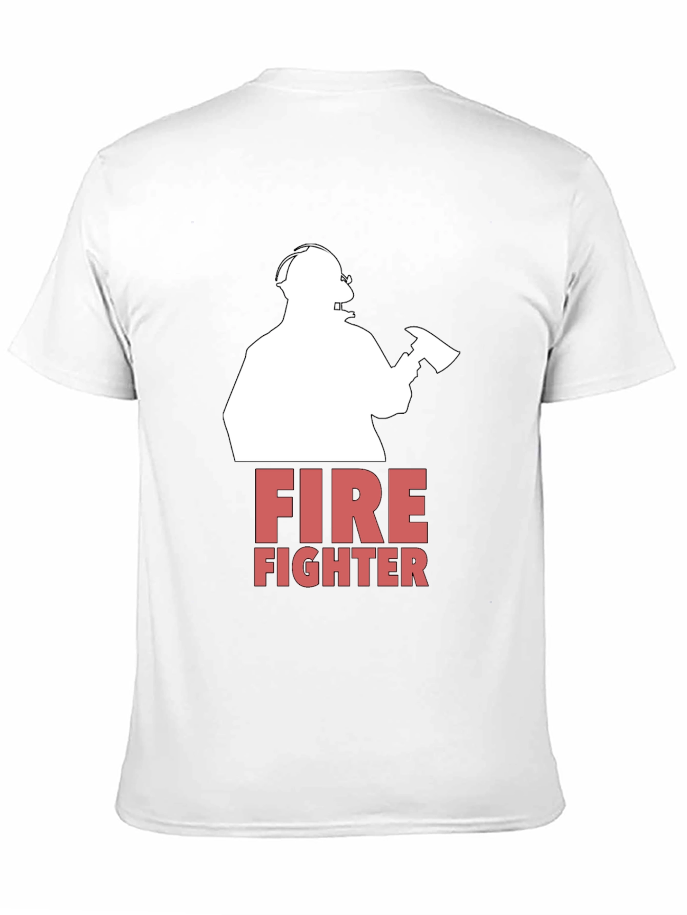Firefighter Graphic T-Shirt - Bold Design
