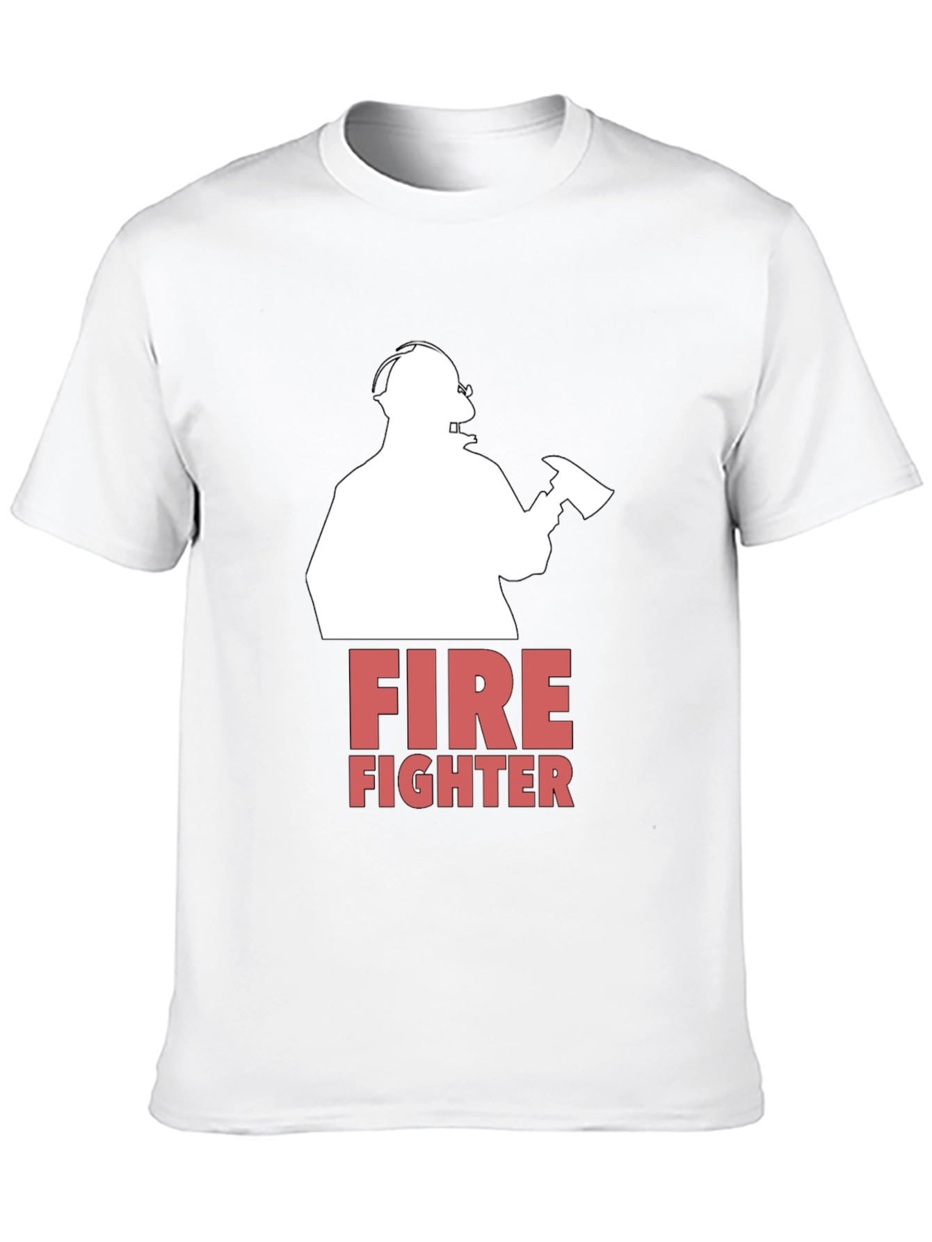 Firefighter Graphic T-Shirt - Bold Design